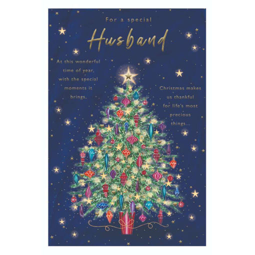 Picture of SPECIAL HUSBAND CHRISTMAS CARD